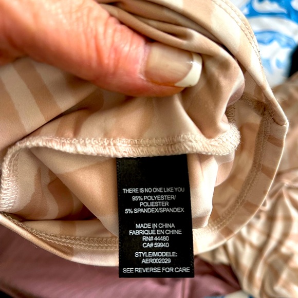 Saks off Fifth AFRM Jumpsuit S/P Tan & light brown Jumpsuit - Picture 8 of 8